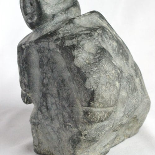 Inuit carving of woman, unknown artist