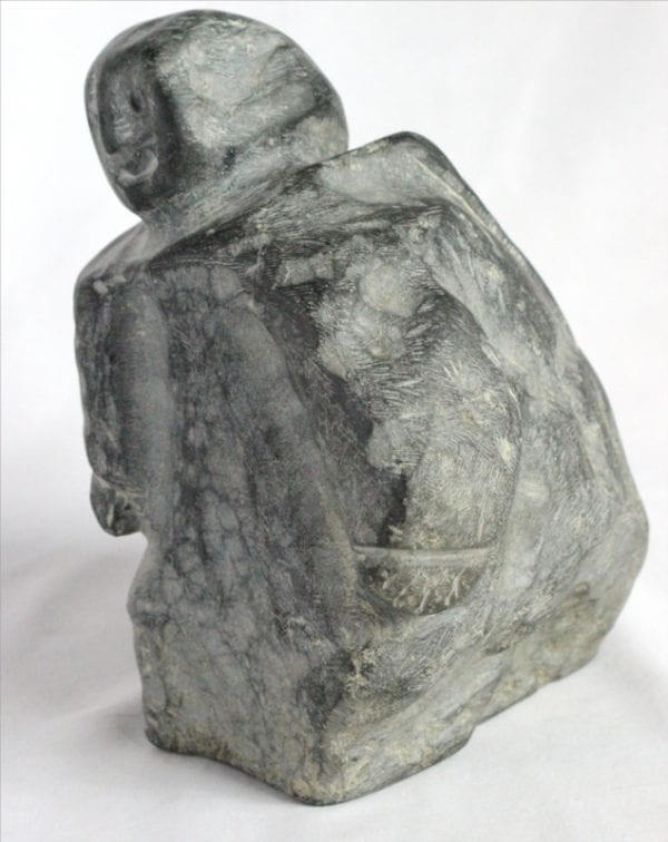 Inuit carving of woman, unknown artist