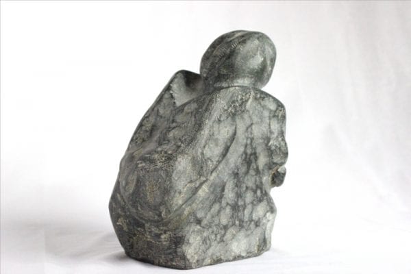 Inuit carving of woman, unknown artist