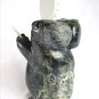 Inuit carving of Shamans by Palaya Qiatsuq