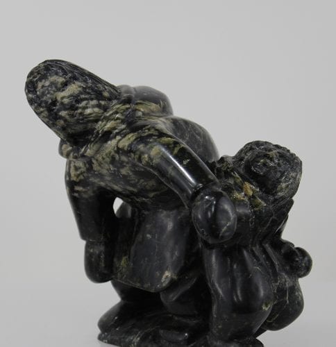 Mother and Child Inuit Carving