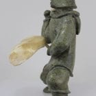 Beautiful Drummer carved by Inuit Artist Pootoogook Jaw