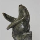 Gorgeous Dancing Bear by Master Inuit Carver Palaya Qiatsuq