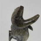 Gorgeous Dancing Bear by Master Inuit Carver Palaya Qiatsuq