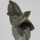 Gorgeous Dancing Bear by Master Inuit Carver Palaya Qiatsuq