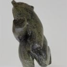 Gorgeous Dancing Bear by Master Inuit Carver Palaya Qiatsuq