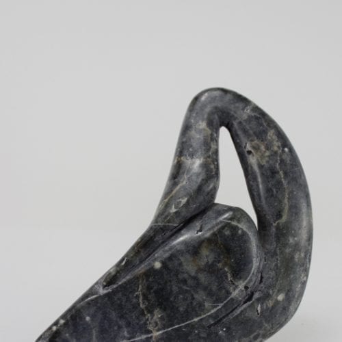 Inuit carving of a loon by an unknown carver