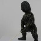 Hammer Throw, Inuit carving by well-known Isaaci Etidloie