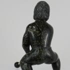 Hammer Throw, Inuit carving by well-known Isaaci Etidloie