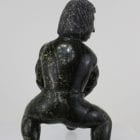 Hammer Throw, Inuit carving by well-known Isaaci Etidloie