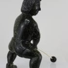 Hammer Throw, Inuit carving by well-known Isaaci Etidloie