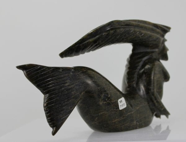 Sedna carved by Inuit artist Jimmy Petaulassie