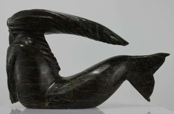 Sedna carved by Inuit artist Jimmy Petaulassie