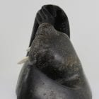 Wonderful Walrus carved by Inuit artist Willie Tertiluk