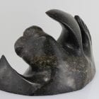 Wonderful Walrus carved by Inuit artist Willie Tertiluk