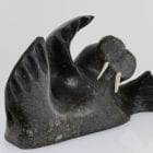 Wonderful Walrus carved by Inuit artist Willie Tertiluk