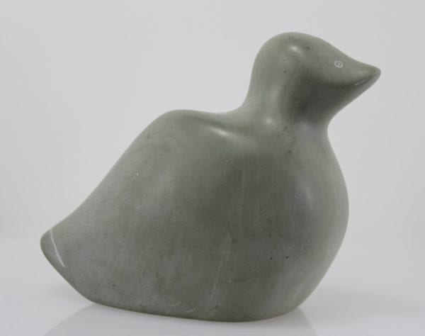 Inuit art bird carving by Nellie Appaqaq