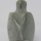 Inuit art bird carving by Nellie Appaqaq