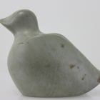 Inuit art bird carving by Nellie Appaqaq