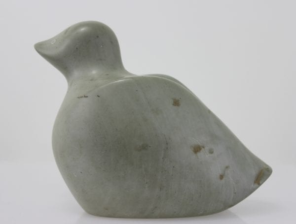 Inuit art bird carving by Nellie Appaqaq