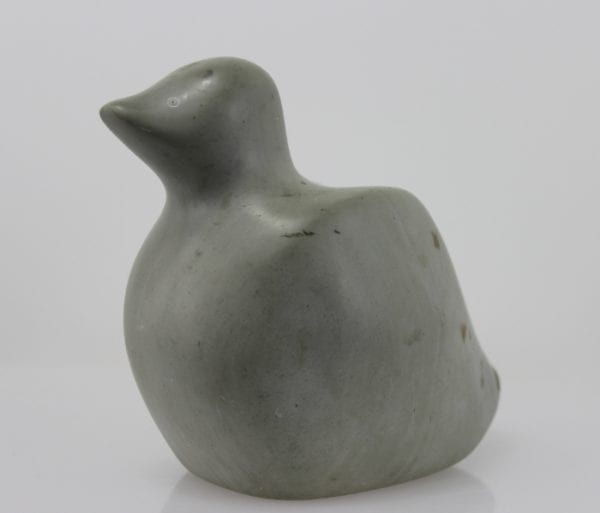 Inuit art bird carving by Nellie Appaqaq