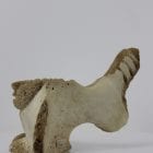 Unique face carved from whalebone by Yassie Kakee, an Inuit artist from Iqaluit