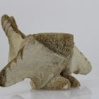 Unique face carved from whalebone by Yassie Kakee, an Inuit artist from Iqaluit