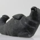 Wonderful Inuit carving of a seal by master carver Bart Hanna