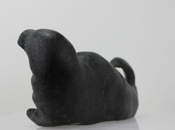 Wonderful Inuit carving of a seal by master carver Bart Hanna