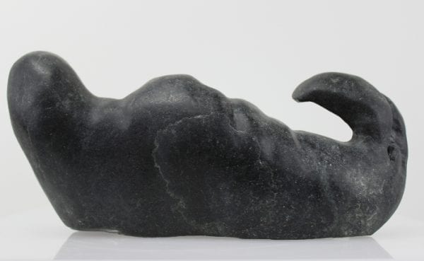 Wonderful Inuit carving of a seal by master carver Bart Hanna