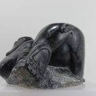 Bear fight, carved by Aisa Amittuk, an Inuit artist from Akulivik