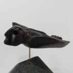 Fantasitc Bird Shaman carved by prolific Inuit artist Floyd Kuptana