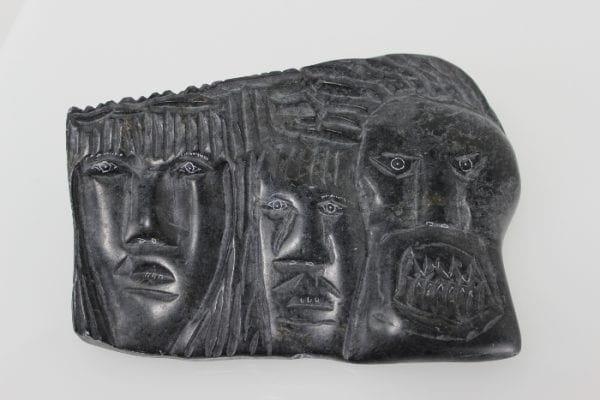 Interesting carving by Aipili Novalinga, an Inuit artist from Puvrunituq