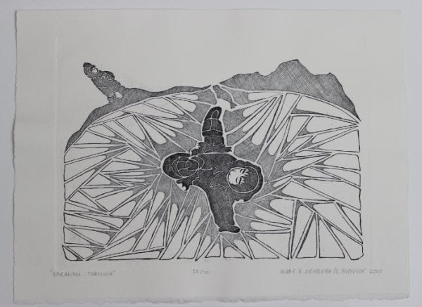 Fantastic print by Mary Okheena, an Inuit artist from Ulukhaktok