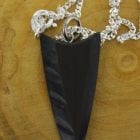 Superb baleen pendant by Sandi Maniapik, an artist from Pangnirtung