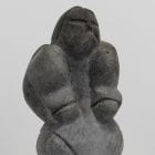 Wonderful Baker Lake carving of a woman by Inuit artist Thomas Akilak