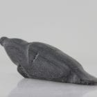 Grey seal carved by Sanikiluaq artist Johnassie Uppik.