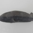 Grey seal carved by Sanikiluaq artist Johnassie Uppik.