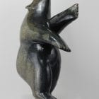 Stunning dancing bear by Palaya Qiatsuq, an artist from Cape Dorset