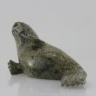 Seal carved by Inuit artist Lyta Josephie, an artist from Iqaluit