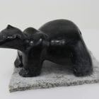 Marvellous carving of a bear by an unknown artist from Hopedale, Labrador.