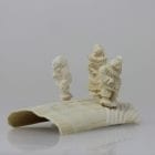 Small Ivory Carving by Leo Angotignuar, an artist from Coral Harbour.