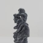 Charming carving of a father and son by Igloolik artist Luke Taqqaugaq.