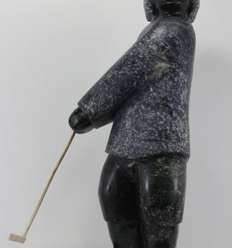 Arctic Golfer by Isaaci Etidloie from Cape Dorset