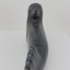 Seal by Nowra Echalook from Inukjuak in grey stone