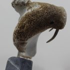 Walrus by Timothy Jar from Sallit/Coral Harbour carved in Whalebone