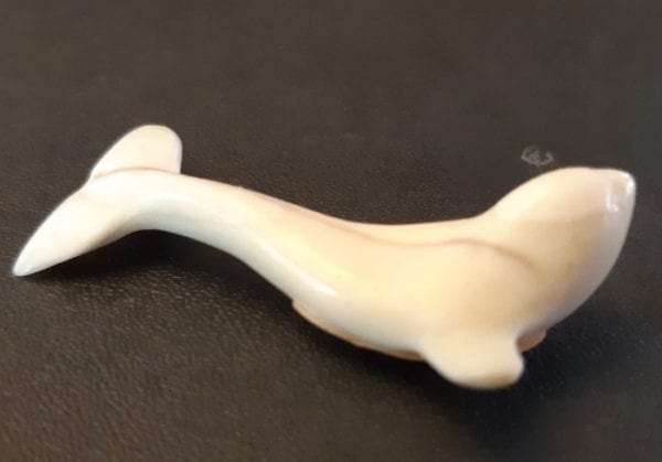 Ivory Whale Pendant by Johnny Amittuk from Akulivik