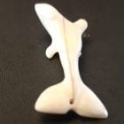 Ivory Whale Pendant by Johnny Amittuk from Akulivik