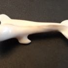 Ivory Whale Pendant by Johnny Amittuk from Akulivik