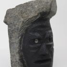 Dark Mask by Kudlu Kellypalik from Kinngait - Cape Dorset